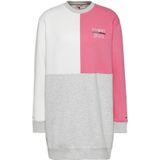 Tommy Hilfiger - Sweatshirtjurk - Grijs - Dames - Kleurblok