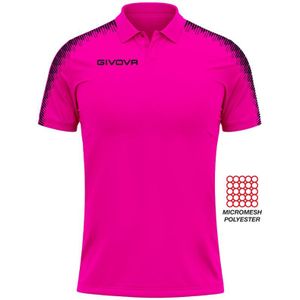 Polo Shirt Givova Polo Club Fuchsia 3Xl