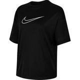 Nike - Sporwear Mesh - T-shirt - Zwart - Dames - Ademend