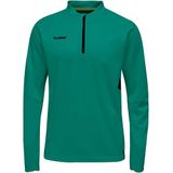 Hummel - Tech Move - Hoodie - Groen - 1/2 Zip