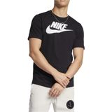 Nike - Tuned T-shirts - Zwart - Heren - Katoen Jersey