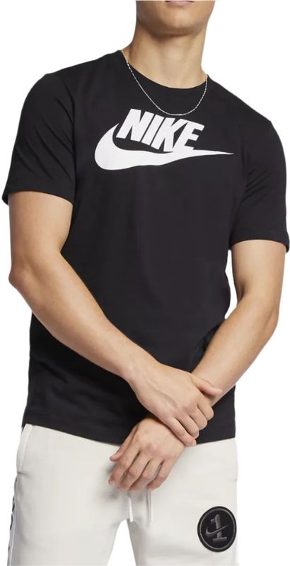 Nike - Tuned T-shirts - Zwart - Heren - Katoen Jersey