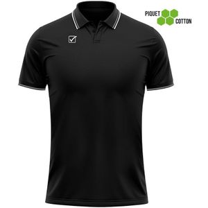 Polo shirt givova black-white, 3xl