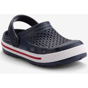 Kinderklompen coqui lindo marine/wit 28/29