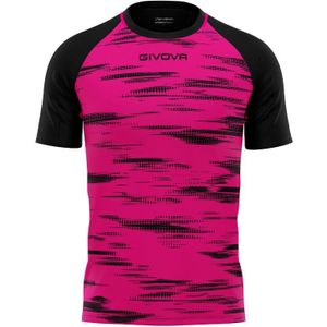 Givova - Pixel - Sportshirt - Fuxia-Black