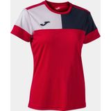 Women's t-shirt joma camiseta manga red-navy