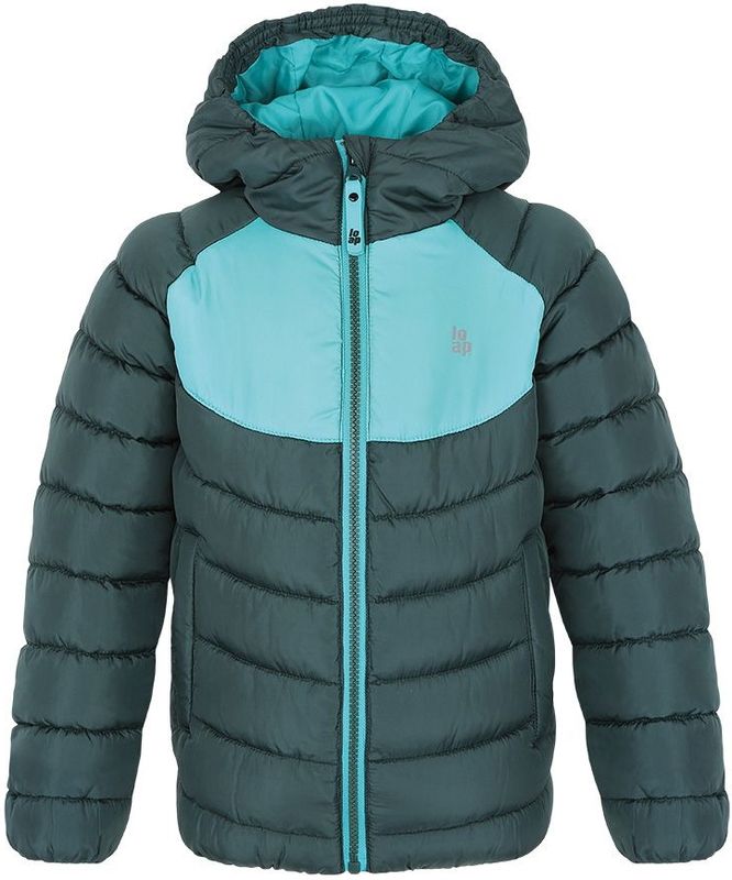 Kinderjack Loaf DonkerGroen 122-128 - Waterafstotendend & Warm