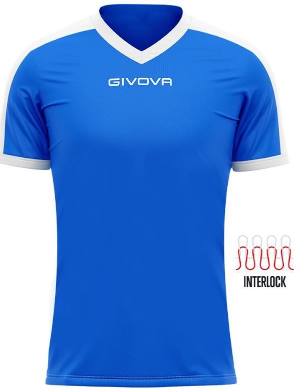 Sports t-shirt givova revolution royal-white, xl