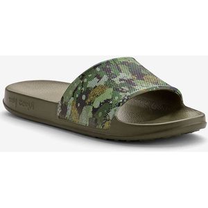 Kinderslippers coqui tora legergroen camo 26/27