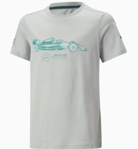 Kinder t-shirt mercedes amg petronas f1 grafisch design