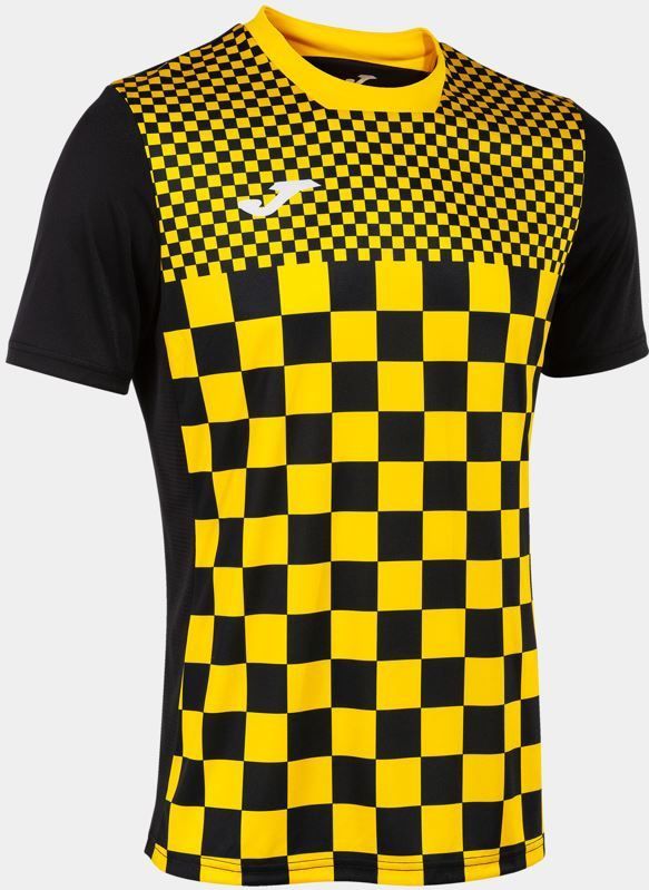 Joma - Flag III - T-shirt - Geel - Korte Mouwen - Herenmodel