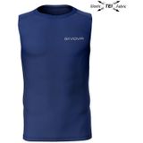 Elastische tanktop givova technival corpus 1 blue navy s