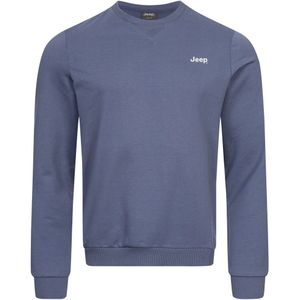 Jeep - Sweatshirt - Heren - Comfortabel - Katoen - Ronde Hals