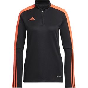 Adidas wms tiro ls trui black-app zonne-rood, s