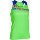 Dames joma elite x tanktop fluor groen-royal l - sportief & ademend