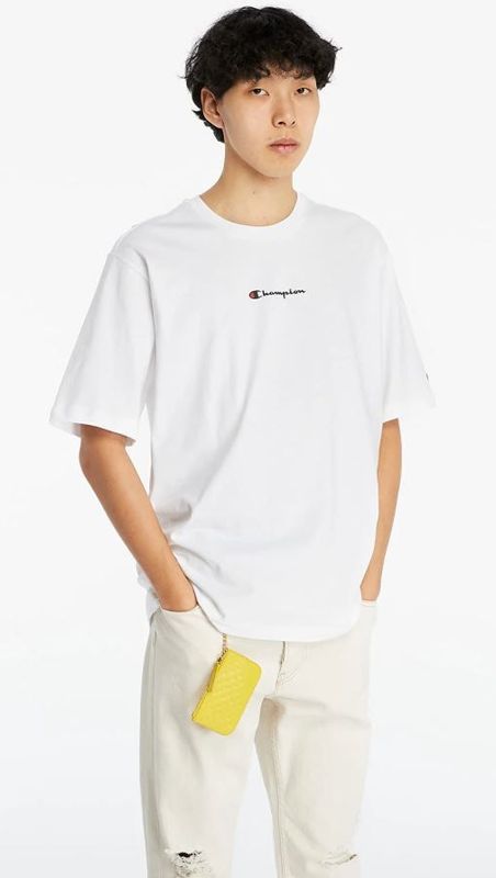 Kampioen - T-shirt - Wit - Regular Fit - Korte Mouwen