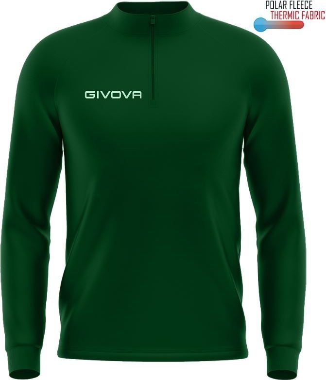 Sport sweatshirt givova maglia tecnica green green l