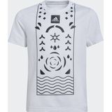 Adidas jr tennis t -shirt kinders 116 - licht & ademend
