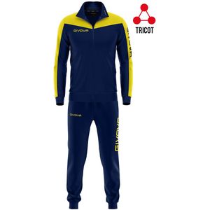 Sports set givova roma blue-yellow, 4xl