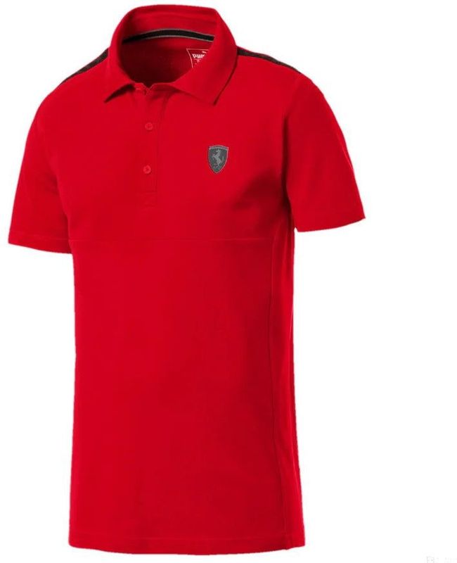 Ferrari - SF LS Polo - Rood - Sportshirt