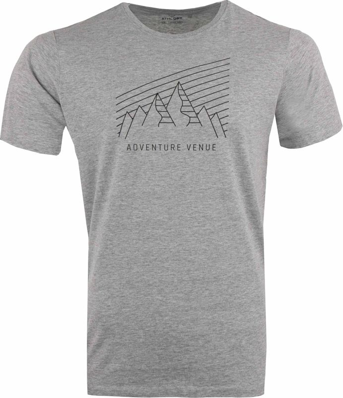 Heren T-shirt - Melange - Athl. DPT Alvin - Katoen