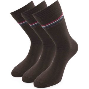 U.S. Polo Assn. - Sokken - Bruin - 3-pack - Katoenmix