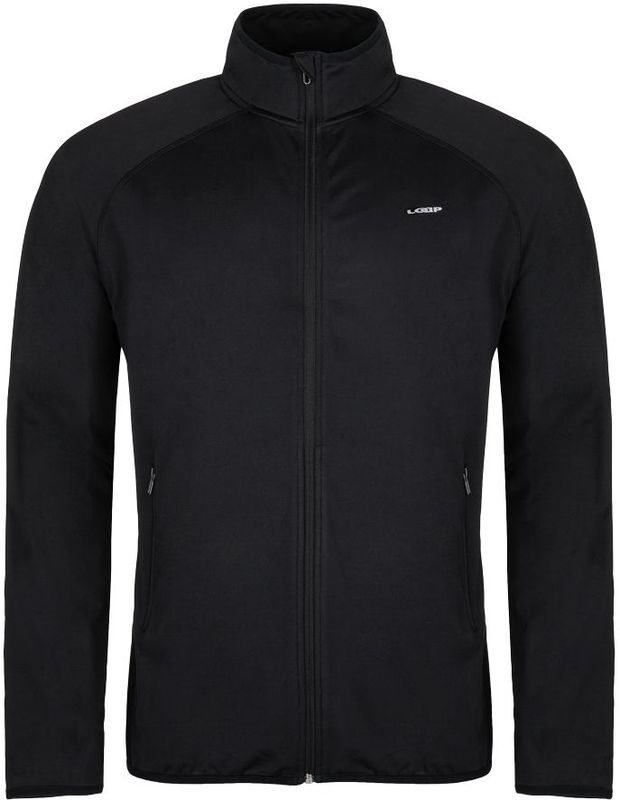 Heren Sweatshirt - Loaf Panet - Snel Droogend Materiaal - Zwart - Slanke Pasvorm