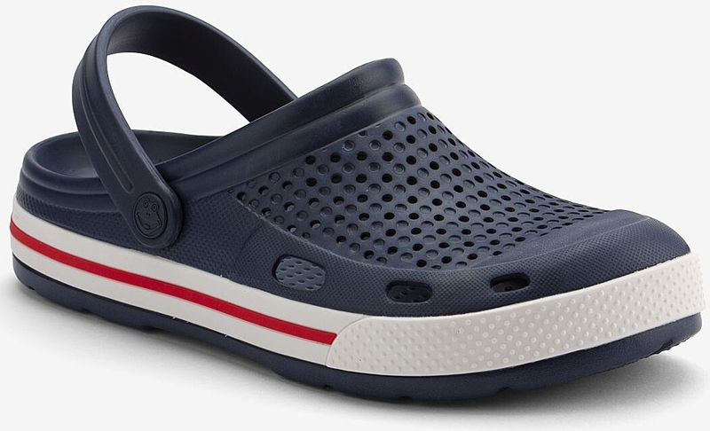 Damesklompen coqui lindo marine/wit 38