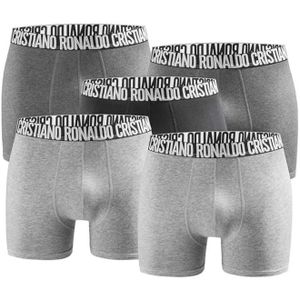 Boxers cr7 men cristiano ronaldo boxershort 5-pack anthracite gray xl