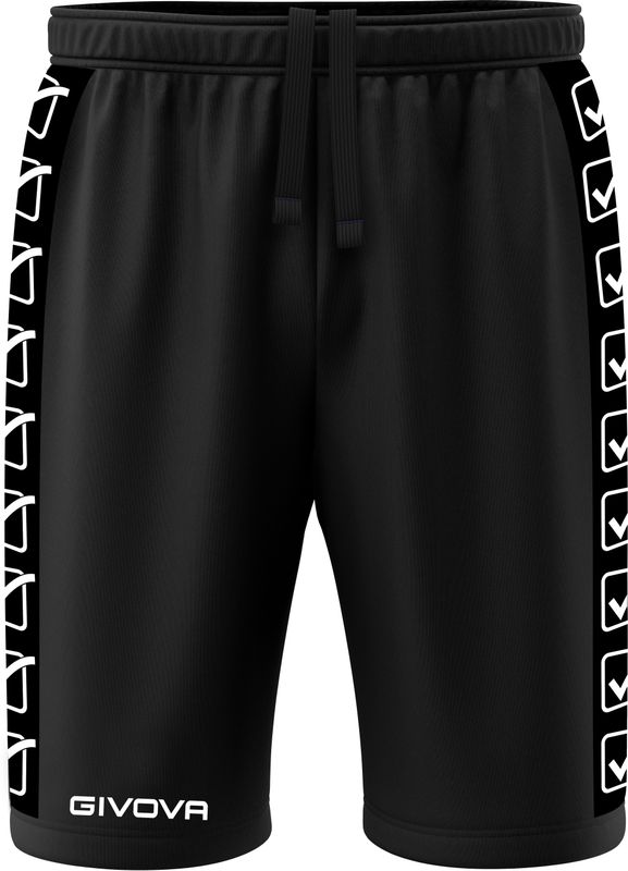 Givova - Banda - Korte Broek - 100% Katoen - Met Zijzakken - Geborduurd Logo