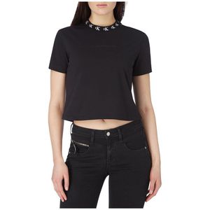 Calvin Klein Jeans Logo Trim T-shirt Met Korte Mouwen