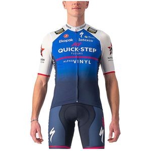 Castelli Quick-step Competizione Korte Mouw Wielertrui