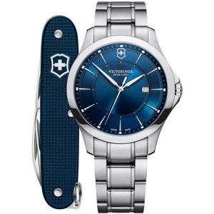 Victorinox Swiss Army Alliance Horloge - Victorinox Swiss Army Heren Horloge - Blauw