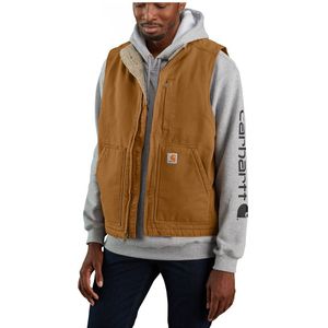 Carhartt Washed Duck Lined Mock Neck Vest