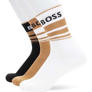 Boss Qs Rib Stripe Cc Sokken 3 Paren