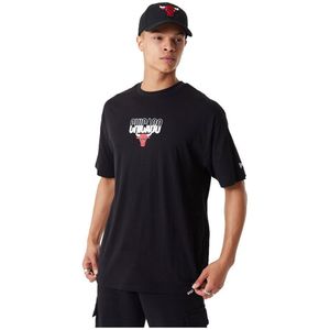 New Era Nba City Graphic Bp Os Chicago Bulls T-shirt Met Korte Mouwen