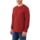 Carhartt Logo Relaxed Fit T-shirt Met Lange Mouwen