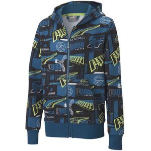 Puma Alpha All Over Print Sweatshirt Met Rits