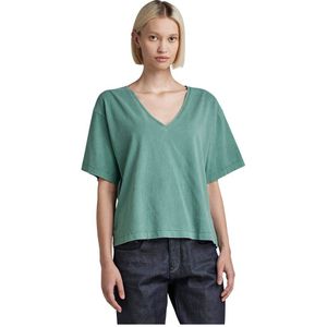 G-star Overdyed Deep T-shirt Met Korte Mouwen En V-hals