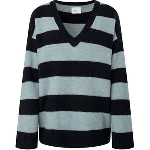 Pepe Jeans Felice Stripe Trui Met V-hals