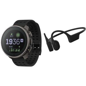 Suunto Verticaal Titanium Zonne-horloge + Sonic-koptelefoon