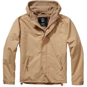 Brandit Jacke Windbreaker Frontzip in Camel-L