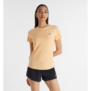 New Balance Jacquard Slim T-shirt Met Korte Mouwen