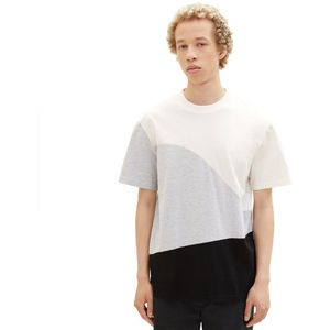 Tom Tailor 1037671 Relaxed Cutline T-shirt Met Korte Mouwen