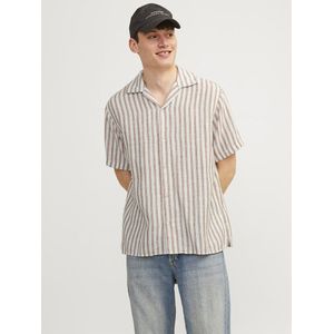 Jack & Jones Noto Stripe Resort Overhemd Met Korte Mouwen