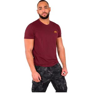 Alpha Industries Basic Small Logo Short Sleeve T-shirt Rood M Man