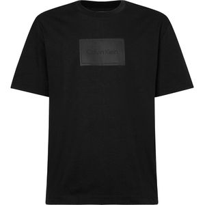 Calvin Klein Textured Logo Box Comfort T-shirt Met Korte Mouwen