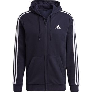 adidas - Essentials Fleece 3-Stripes Hoodie - Heren Hoodie -M