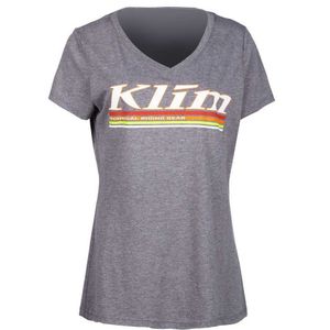 Klim Kute V Neck T-shirt Met Korte Mouwen