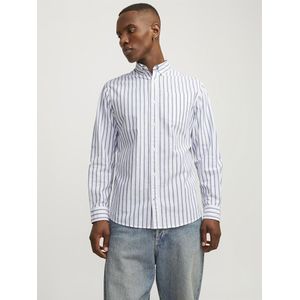 Jack & Jones Oxford Plus Size Overhemd Met Lange Mouwen